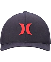 Men's Hurley Heathered Black Sonic H2O-Dri Phantom Flex Hat