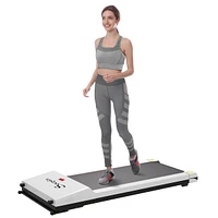 Soozier Walking Jogging Treadmill, Home Gym Exercise Machine w/ Led Monitor