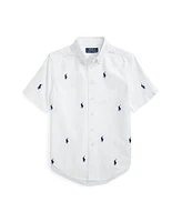 Polo Ralph Lauren Big Boys Pony Oxford Short-Sleeve Shirt
