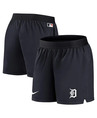 Women's Nike Navy Detroit Tigers Authentic Collection Team Performance Shorts