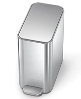 simple human 5 Liter Slim Bathroom Trash Can with Liner Pocket