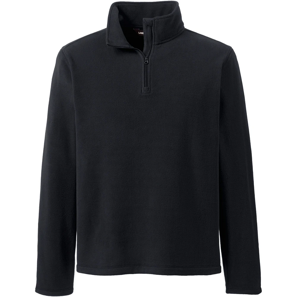 Lands' End Men's Lightweight Fleece Quarter Zip Pullover