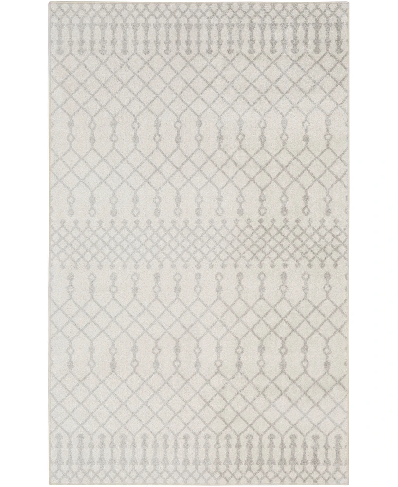 Nourison Home Astra Machine Washable ASW10 3'3" x 5' Area Rug