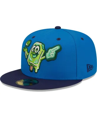 Men's New Era Blue Beloit Sky Carp Copa De La Diversion 59FIFTY Fitted Hat