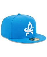 Men's New Era Blue Rocket City Trash Pandas Authentic Collection Alternate Logo 59FIFTY Fitted Hat