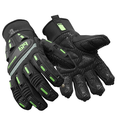 RefrigiWear Men's Extreme Freezer Gloves with Touch-Rite Nib - Insulated, Impact Protection, Touchscreen Compatible Work for -30°F