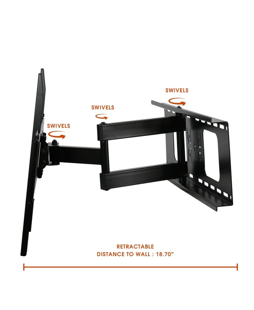 MegaMounts Full Motion Wall Mount for 32-70 Inch Displays