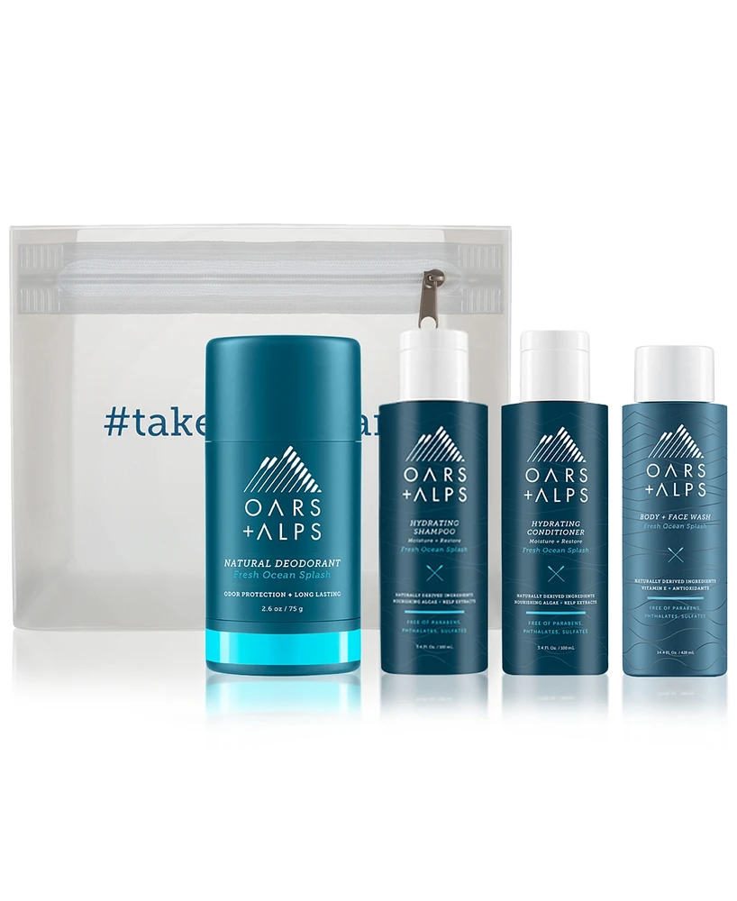 Oars + Alps 5-Pc. Fresh Ocean Splash Travel Set