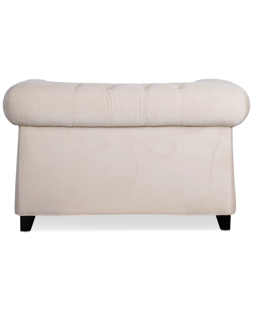 Closeout! Kallison 52" Fabric Arm Chair, Created for Macy's
