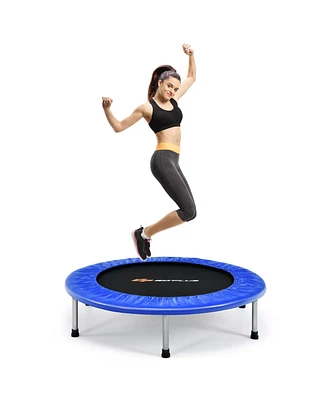 38" Mini Folding Trampoline Portable Recreational Fitness Rebounder