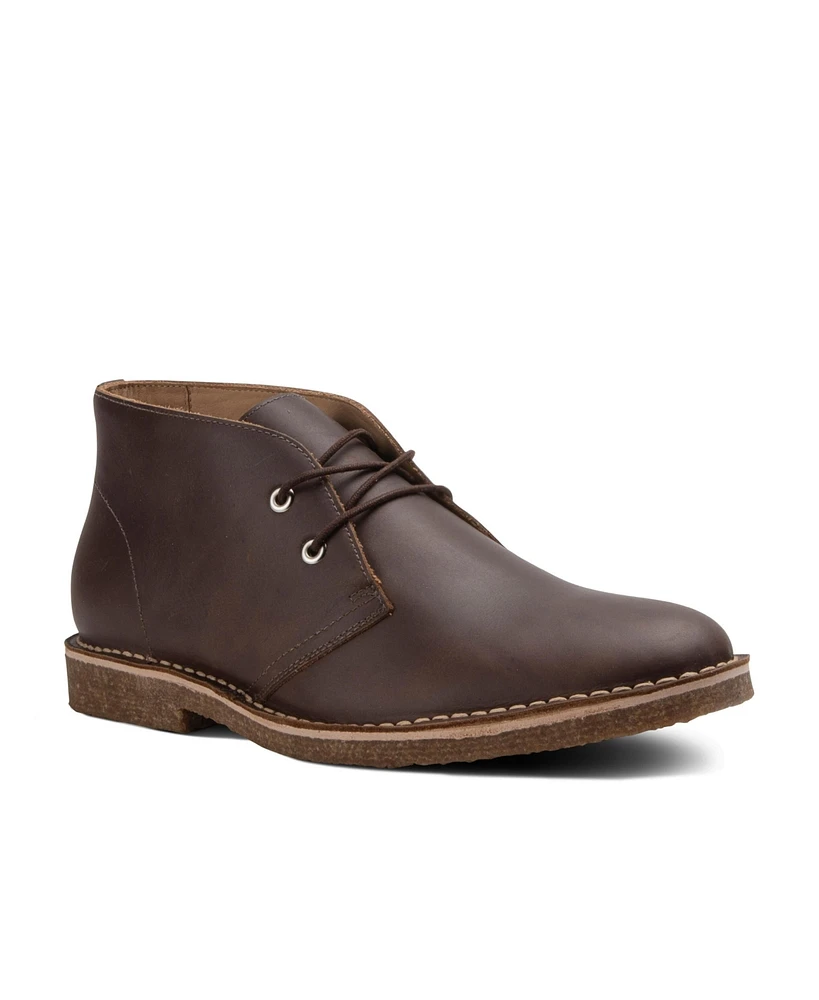 Blake McKay Men's Toby Casual Two-Eye Desert Chukka Boots With Crepe Sole