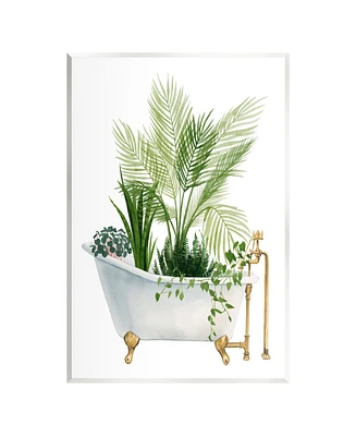 Stupell Industries Various Plants in Vintage-Like Tub Wall Plaque Art