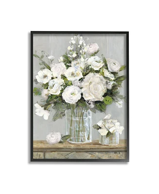 Stupell Industries Country Floral Scene Framed Giclee Art