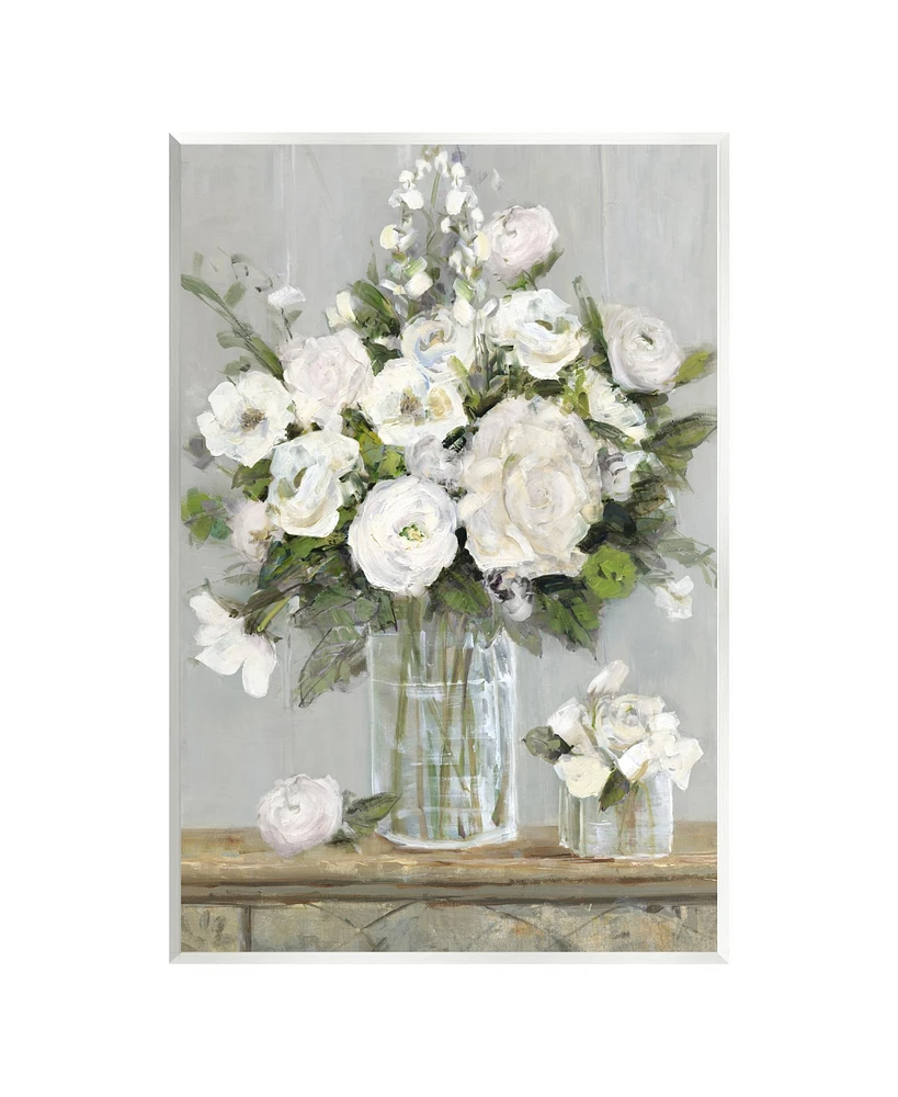 Stupell Industries Country Floral Scene Wall Plaque Art, 10" x 15"
