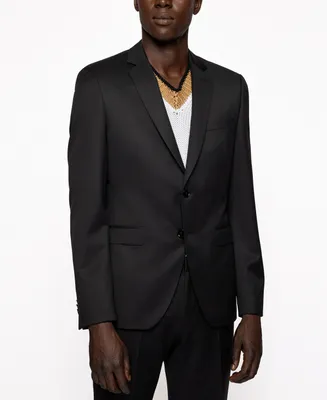 Boss by Hugo Men's Virgin-Wool Extra-Slim-Fit Suit Jacket