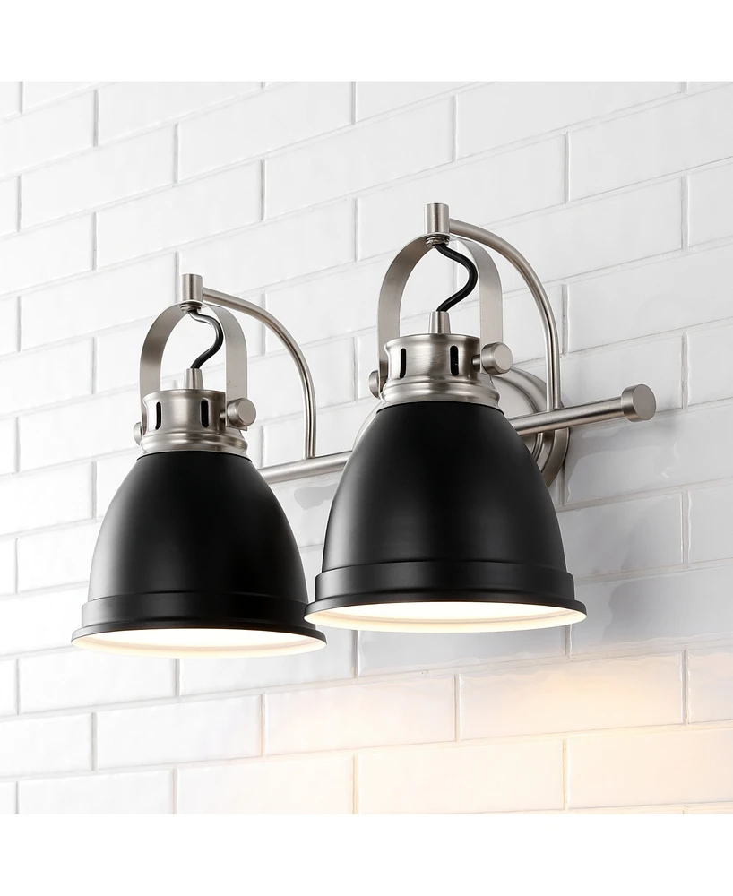 Phineas 16.25" 2-Light Farmhouse Bohemian Iron Led Vanity