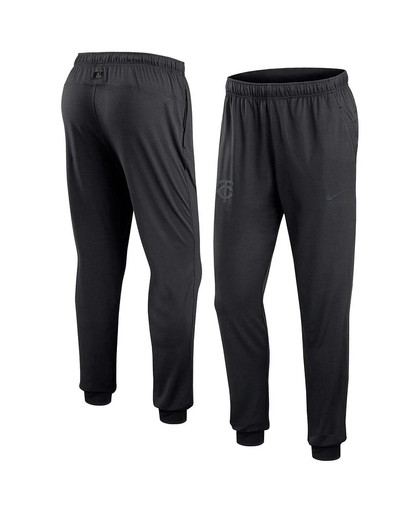 Men's Nike Minnesota Twins Black Authentic Collection Travel Performance Pants