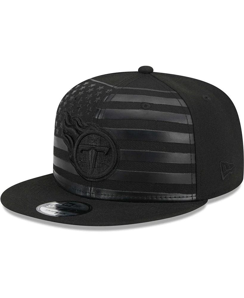 Men's New Era Black Tennessee Titans Independent 9FIFTY Snapback Hat