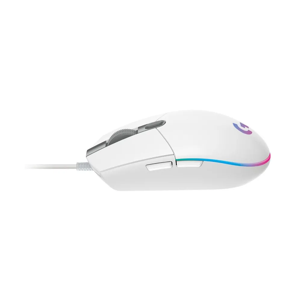 Logitech G203 Lightsync mouse - White