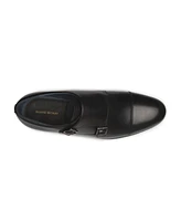 Blake McKay Men's Miles Dress Slip-On Cap Toe Double Monk Strap Loafer