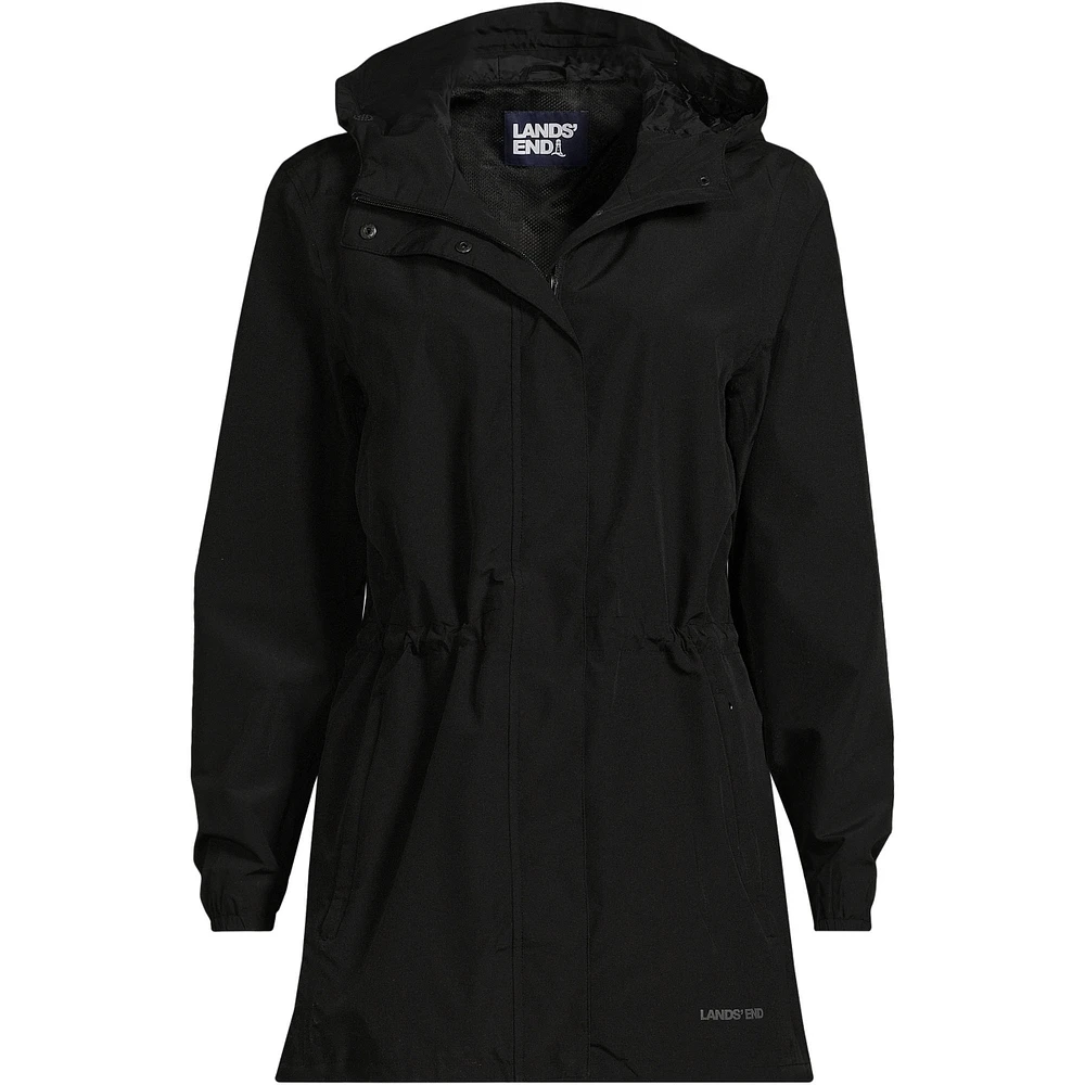 Lands' End Women's Squall Packable Waterproof Raincoat