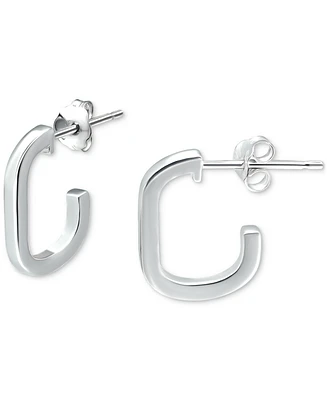 Giani Bernini Square Tube Small Hoop Earrings, Created for Macy's