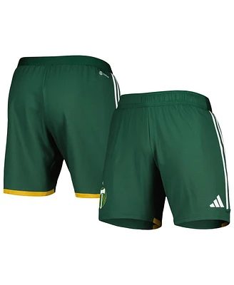 Men's adidas Green Portland Timbers 2023 Away Aeroready Authentic Shorts
