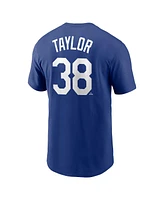 Men's Nike Josh Taylor Royal Kansas City Royals Name and Number T-shirt