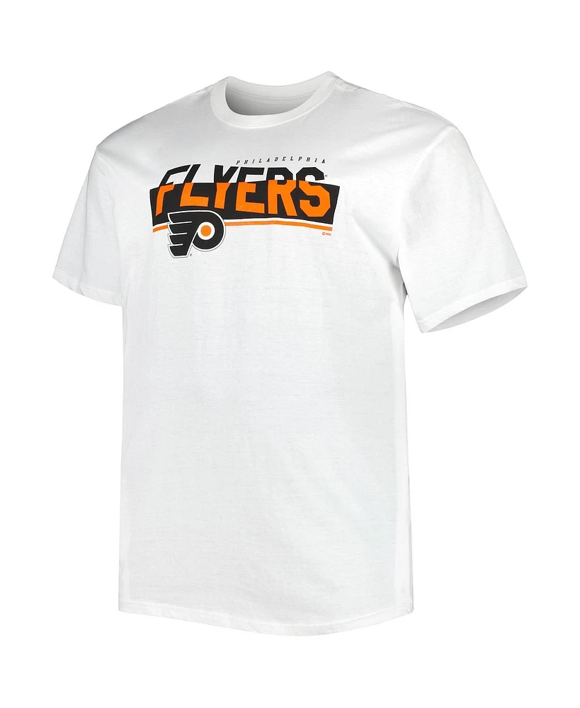Men's Fanatics White Philadelphia Flyers Big and Tall Special Edition 2.0 T-shirt