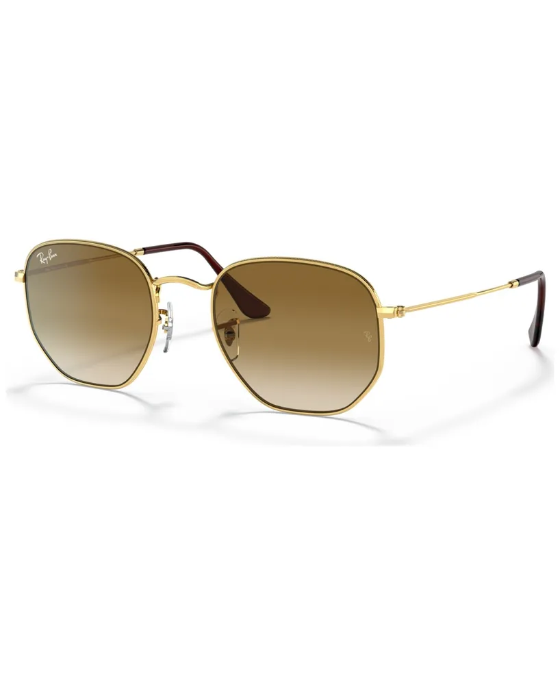 Ray-Ban Unisex Sunglasses, RB3548N Hexagonal Flat Lenses