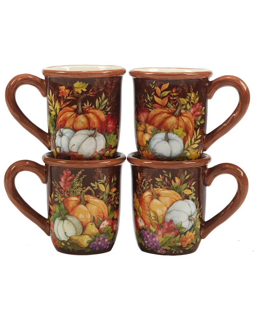 Certified International Harvest Blessings 16 Piece Dinnerware Set, Service for 4