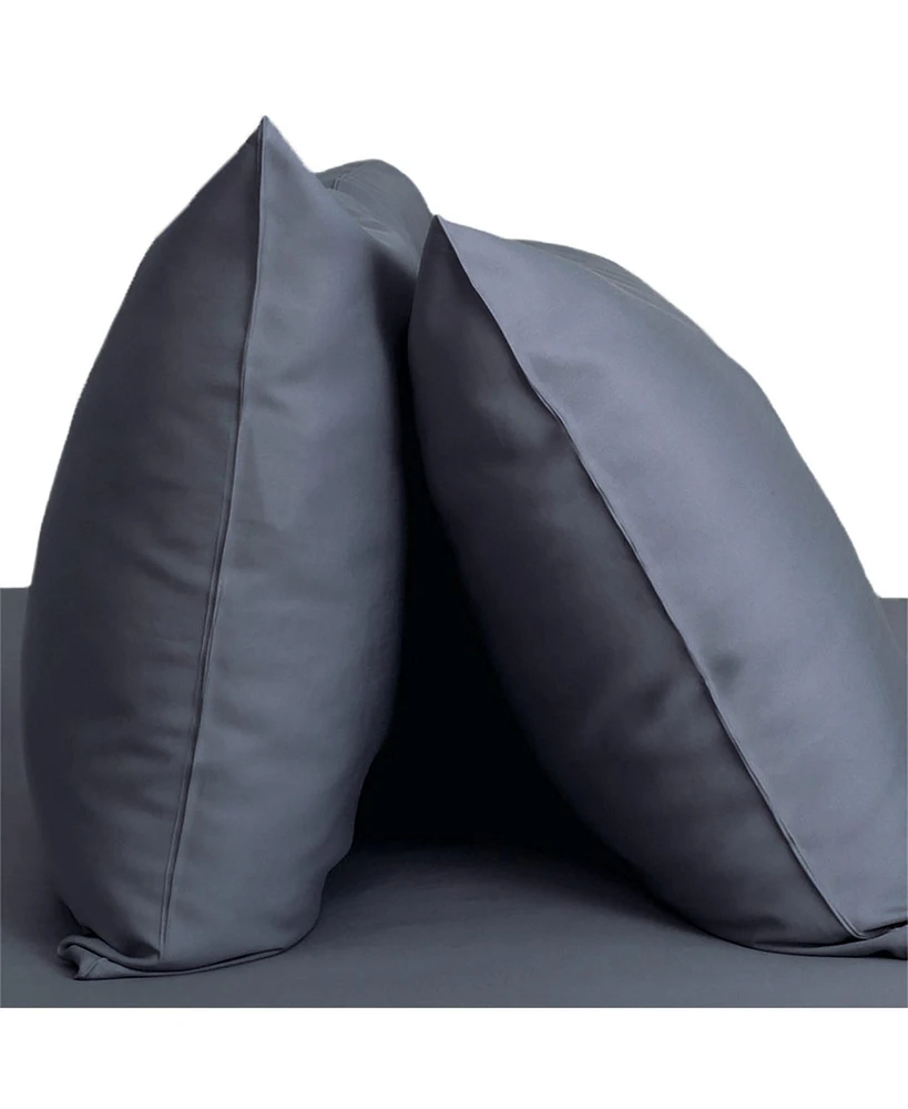 Cariloha Resort 2-Piece Sateen Pillowcase Set | Ocean Mist King Viscose Material Breathable and Cooling Pillowcases for Hot Sleepers