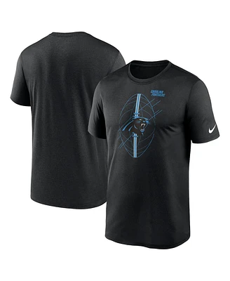 Men's Nike Black Carolina Panthers Legend Icon Performance T-shirt