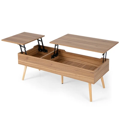 47'' Lift Top Coffee Table Central Table with Hidden Compartments