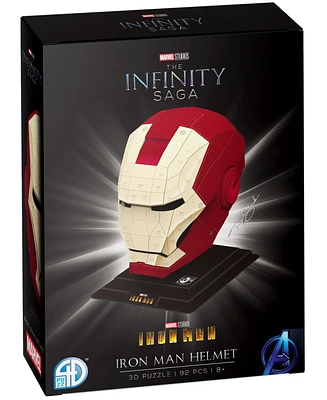 4D Cityscape Marvel the Infinity Saga Iron Man Helmet 3D Puzzle, 92 Pieces