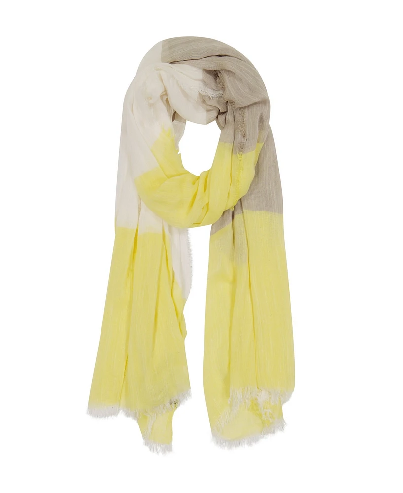 Laundry by Shelli Segal Color Block Stripe Scarf