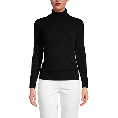 Lands' End Women's Turtleneck Sweater