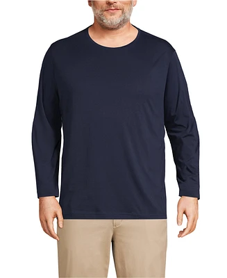 Lands' End Big & Tall Long Sleeve Supima Tee