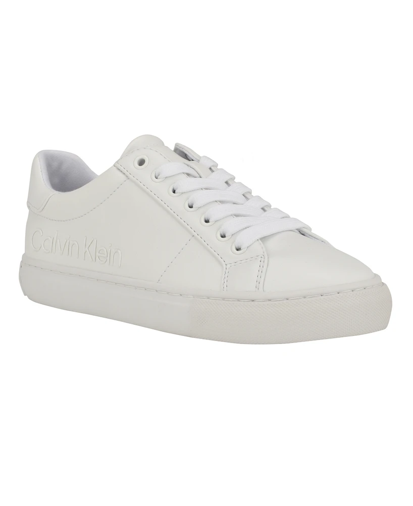 Calvin Klein Women's Camzy Lace-Up Casual Sneakers
