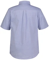 Nautica Little Boys Uniform Stretch Blue Oxford Shirt