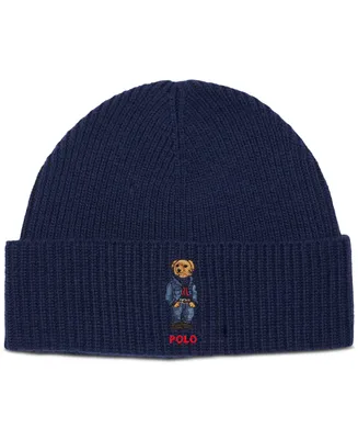 Polo Ralph Lauren Men's Embroidered Bear Cuff Hat
