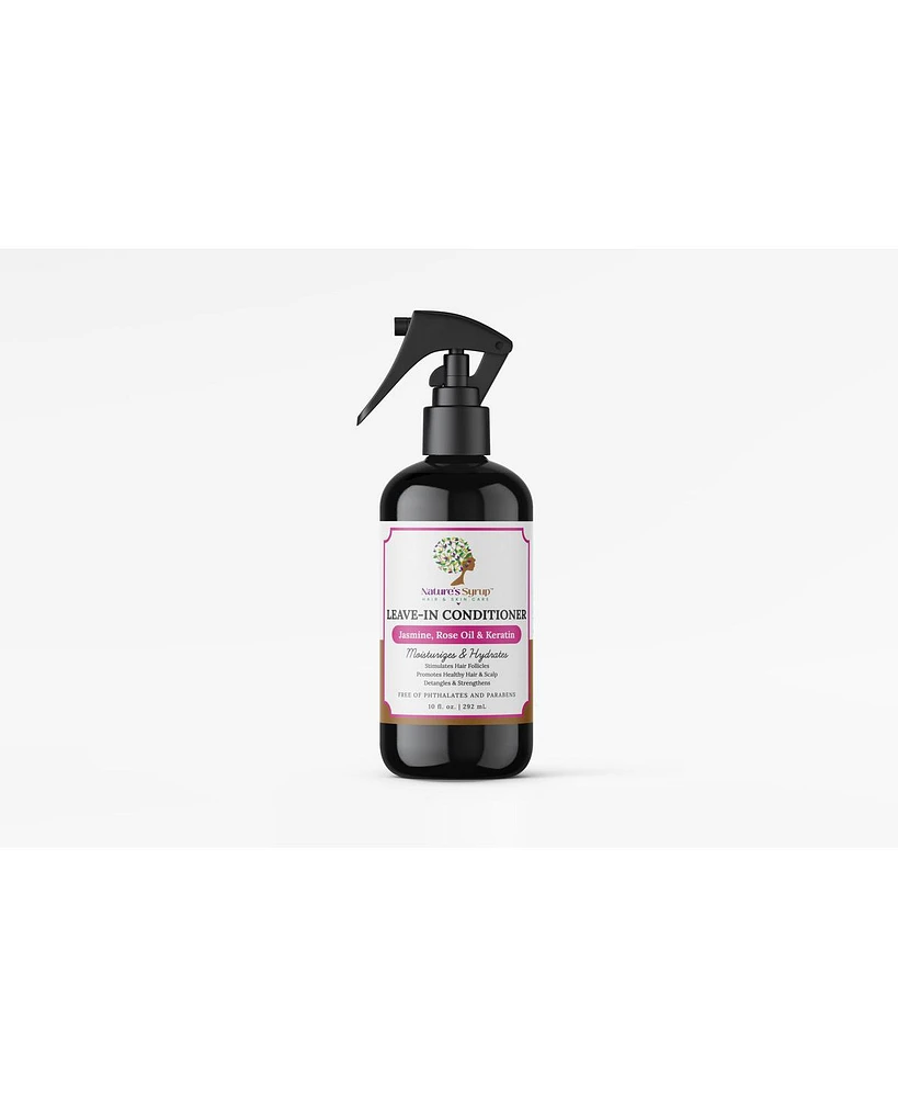 Nature's Syrup Beauty Jasmine, Rose Oil, and Keratin Leave-In Conditioner 10 Fl. Oz.