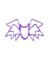 23.5" Led Lighted Bat 4 Function Halloween Window Silhouette