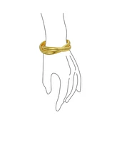 Bling Jewelry Omega Snake Cobra Wide Bangle Twisted Bracelet Bands Set Interlocking Flexible Stretch Bracelets Fits 8 to 8.5 inches Wrist