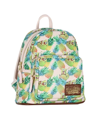 Nickelodeon SpongeBob SquarePants Cartoon Pineapple Tossed Print Mini Backpack