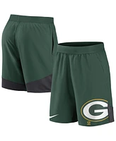 Men's Nike Green Green Bay Packers Stretch Performance Shorts