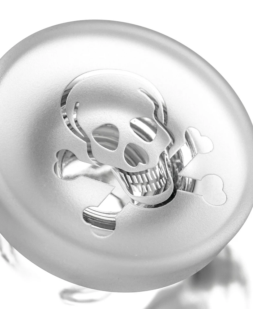 Rolf Glass Skull And Crossbones 3 Piece Gift Set