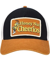 Men's American Needle Black, Cream Cheerios Valin Trucker Snapback Hat