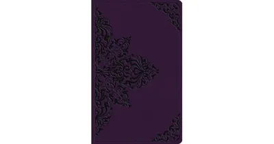 Esv Large Print Value Thinline Bible (TruTone, Lavender, Filigree Design) by Crossway