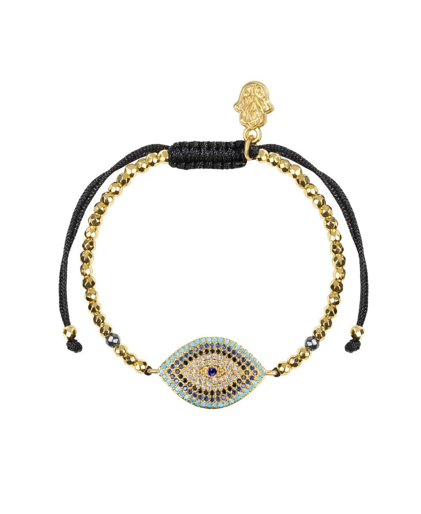 Walk with Integrity - Hematite Gold Tone Bracelet